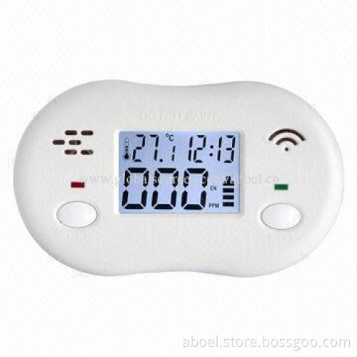 12V DC Power Carbon Monoxide Detector with Clock